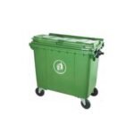 Poubelle en Plastique 660 L X-Large Sans Pédale