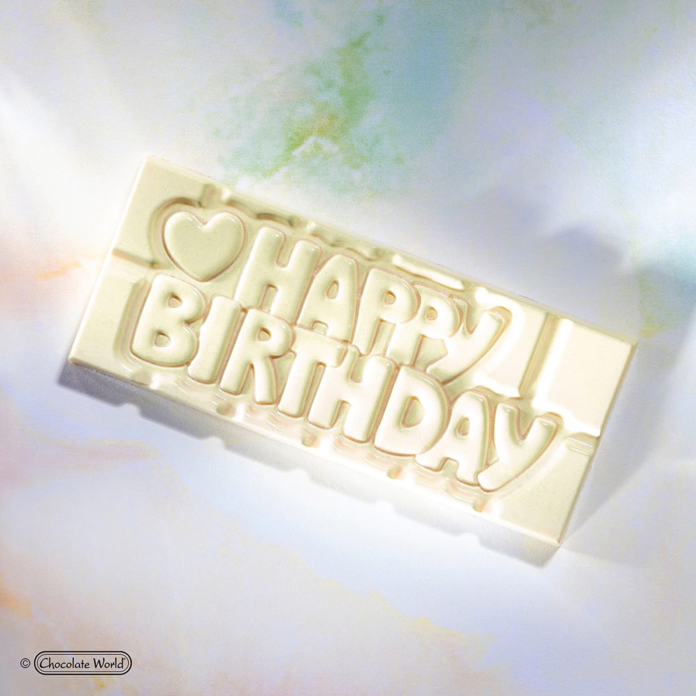 12010CW.jpg MOULE À CHOCOLAT TABLETTE HAPPY BIRTHDAY – Image 1