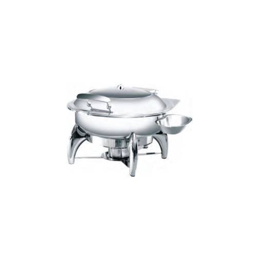 13-1-1.jpg Chaffing Dish Ronde Porte Vitrée Avec Support – Image 1