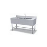 Plonge en Inox 2 Bacs 2.00 M BILGEINOX