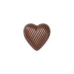 MOULE À CHOCOLAT COEUR RAYÉ