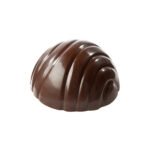 MOULE À CHOCOLAT DEMI SPHÈRE RAYÉ Ø 26,50 MM