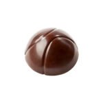 MOULE À CHOCOLAT DEMI SPHÈRE AVEC 2 RAYURES Ø 26,50 MM