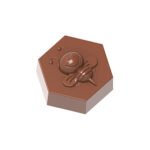MOULE À CHOCOLAT ABEILLE SUR HEXAGONE