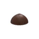MOULE À CHOCOLAT DEMI-SPHÈRE PLISSÉ