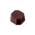 MOULE À CHOCOLAT OCTOGONE RAYÉ