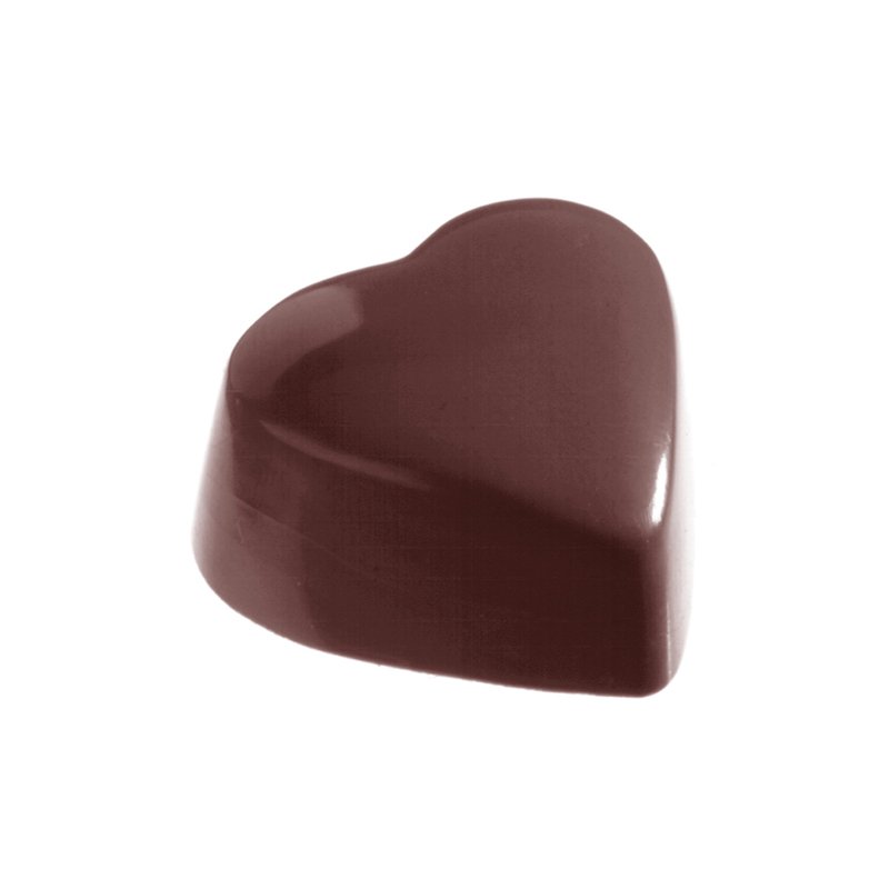 2087CW.jpg MOULE À CHOCOLAT COEUR HAUTE PLAT – Image 1