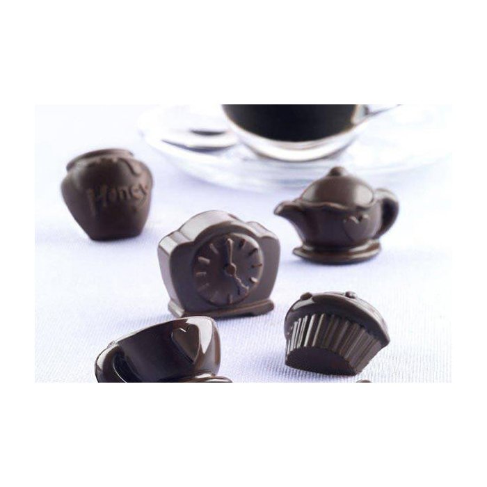 22.117.77.0065.jpg SCG17 TEATIME - MOULE EN SILICONE 43,6X29 H 15 MM – Image 1