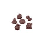 MOULE À CHOCOLAT CARAQUE GARNITURE DE NOËL 6 FIG.