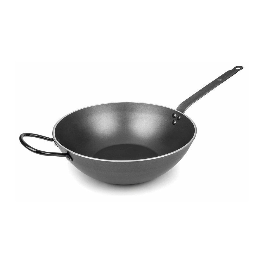 23830.jpg Wok Robust 30 cm : ustensile de cuisine marocain polyvalent et durable – Image 1