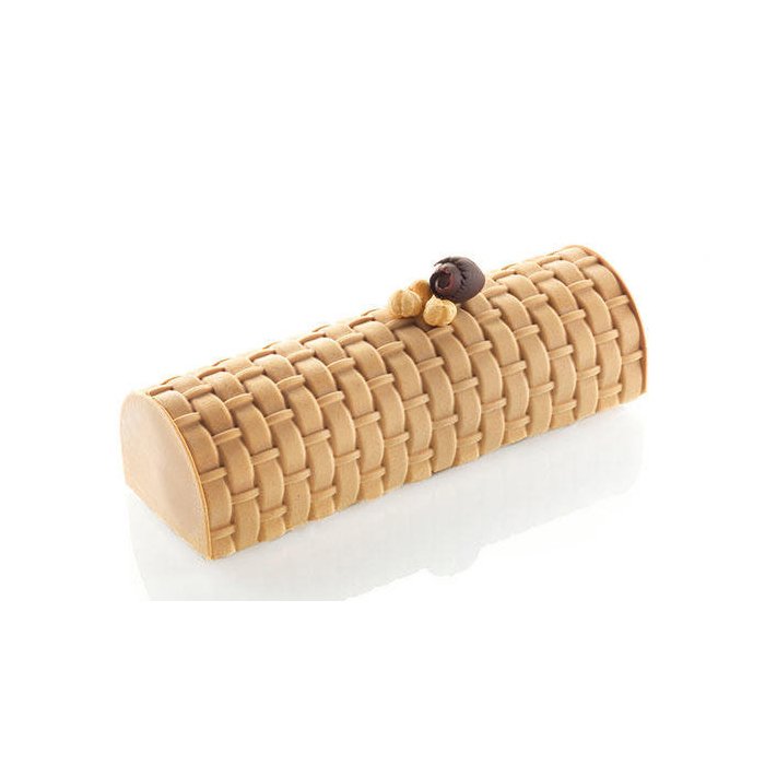 25.052.99.0065.jpg KIT BUCHE VIENNA02 - MOULE EN SILICONE 250X90 H 70 MM – Image 1