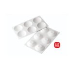 CUPOLE01 - SET 2 MOULE EN SILICONE 80 H 20 MM