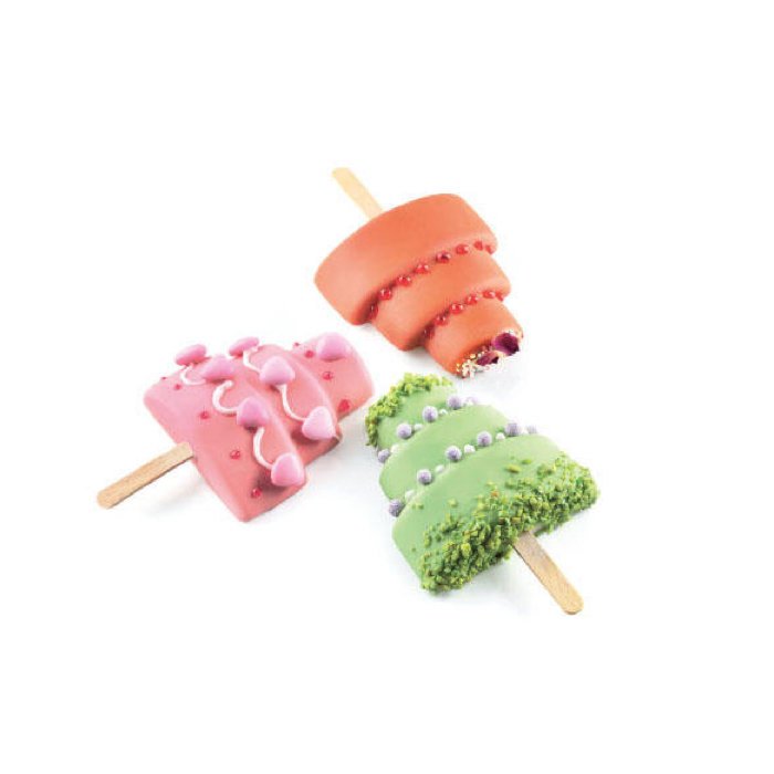 25.319.87.0098.jpg GEL09 WEDDING STICK - SET 2 MOULE EN SILICONE 85X83 H25 MM – Image 1
