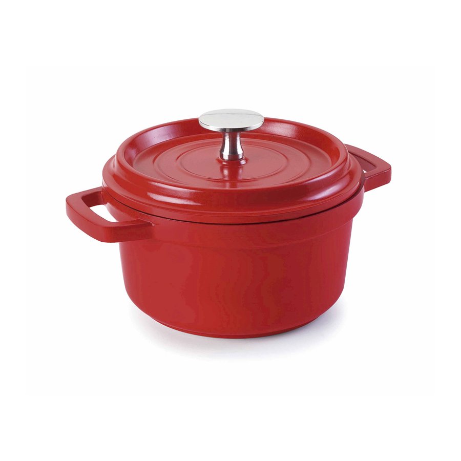 25914.jpg FAITOUT ROUGE EN ALUMINIUM FONDU D 14 CM – Image 1