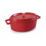 FAITOUT ROUGE OVALE ALUM.FONDU 31×25 CMS