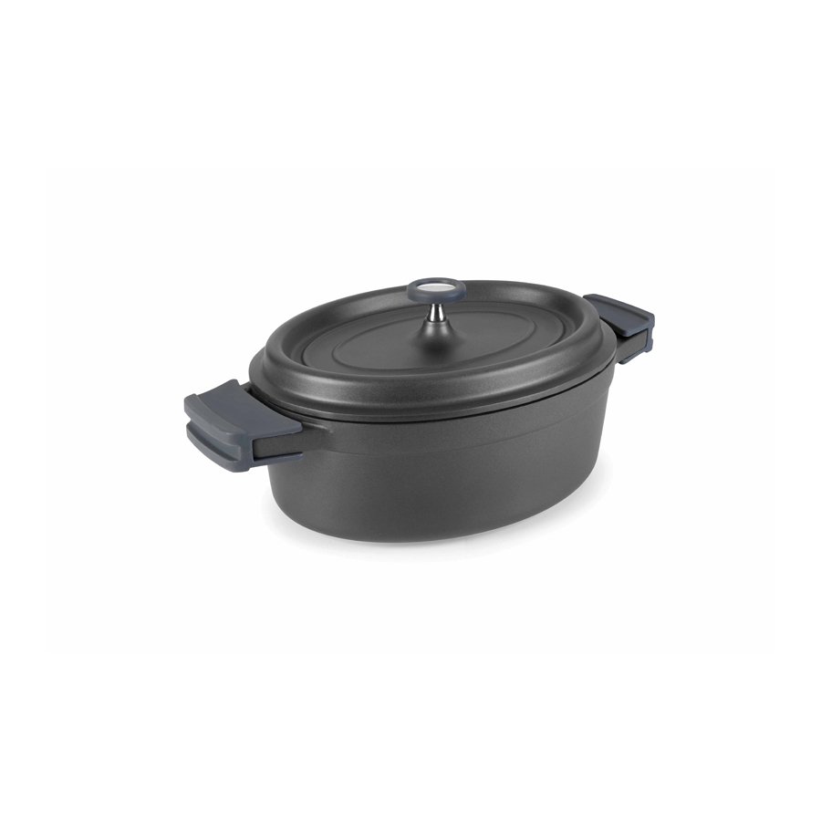25933.jpg FAITOUT OVALE NOIRE ALUM.FONDU.26x20CMS – Image 1