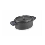 FAITOUT NOIRE OVALE ALUM.FONDU 31×25 CMS