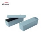Moule a Pain Demi Rectangulaire+Couvercle en Aluminium 19.7