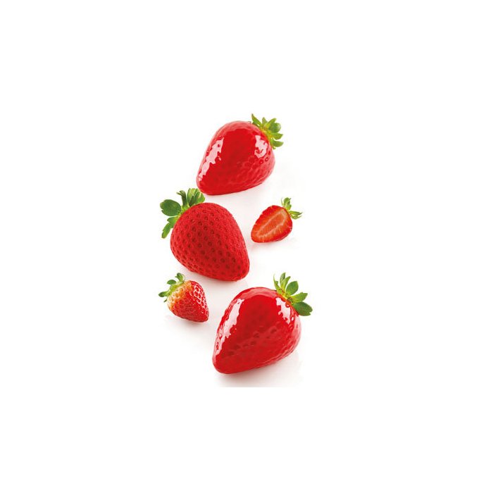 28.316.87.0065.jpg FRAGOLA 120-MOULE EN SILICONE 60X77 H54 +PLASTIC SUPPORT – Image 1