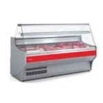 Vitrine Boucherie Rouge DOCRILUC VE-9-30CR – Présentation professionnelle et design éclatant
