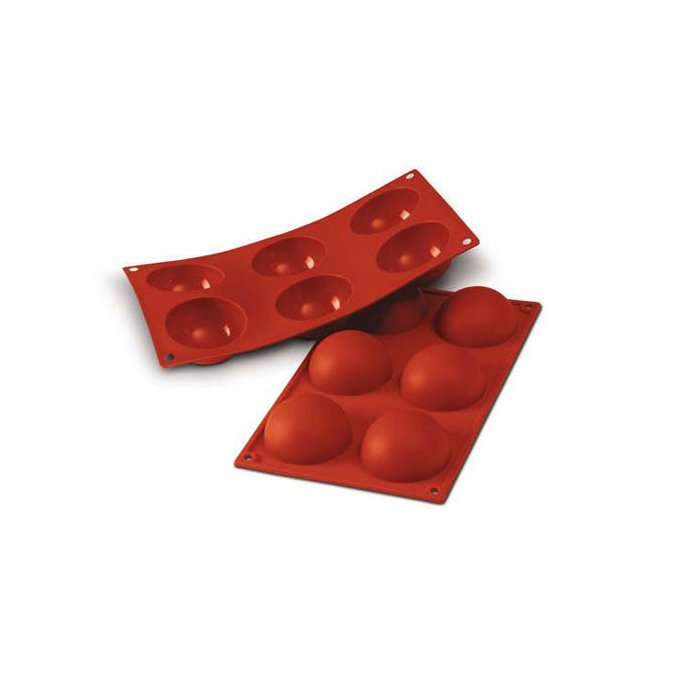 30.003.00.0060.jpg SF003 - MOULE EN SILICONE N. 6 DEMI-SPHERE – Image 1