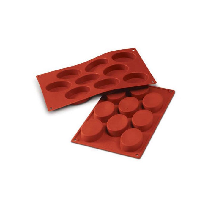 30.018.00.0060.jpg SF018 - MOULE EN SILICONE N. 9 MEDIUM OVALS – Image 1