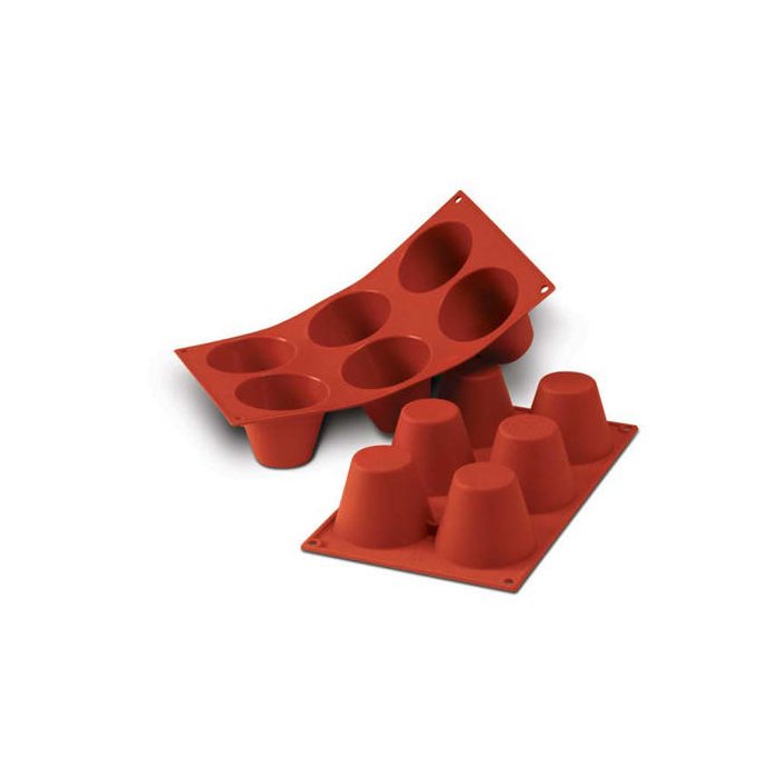 30.052.00.0060.jpg SF052 - MOULE EN SILICONE N. 6 GRANDS MUFFINS – Image 1