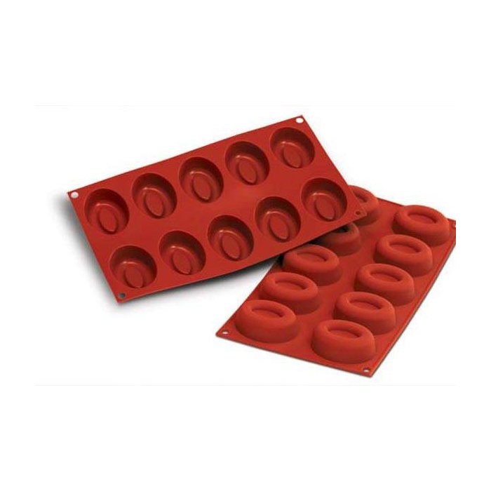 30.084.00.0060.jpg SF084 - MOULE EN SILICONE N. 10 MEDIUM OVAL SAVARIN – Image 1
