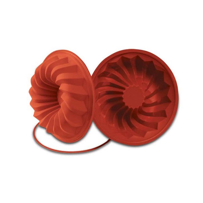 30.224.00.0060.jpg SFT224 - SAVARIN CAKE MOULE EN SILICONE SAVARIN CAKE 240 H 60 MM – Image 1