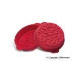 SFT307 - MOULE EN SILICONE ROND ORNAMENTAL 260 H 80 MM