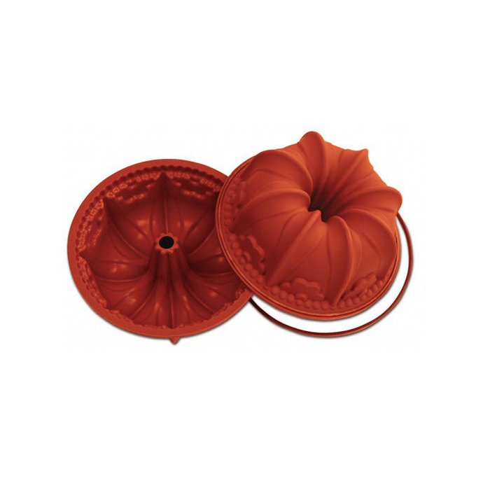 30.722.00.0060.jpg SFT722 - MOULE EN SILICONE FLEUR BUNDT FORM 220 H 100 MM – Image 1