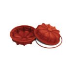 SFT726 - MOULE EN SILICONE LOW FLEUR 260 H 80 MM