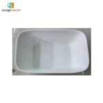 Saladier en Porcelaine Carré Coté Aronde