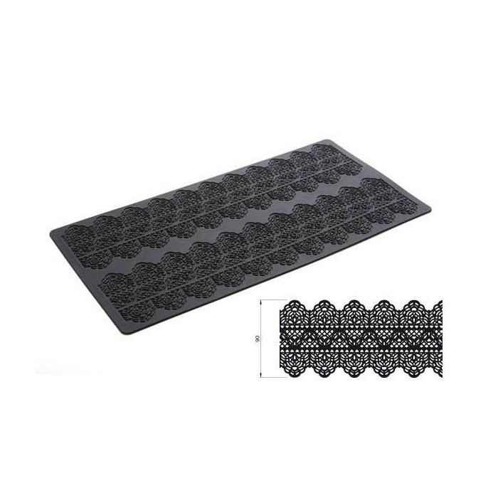 33.086.20.0196.jpg TRD06 DENTELLE - 3 TAPIS EN SILICONE 400X200 H 1 MM – Image 1