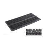 TRD07 BAROC - 3 TAPIS EN SILICONE 400X200 H 1 MM