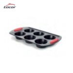 Moule Acier Anti-Adhérant Muffin 6 Cav