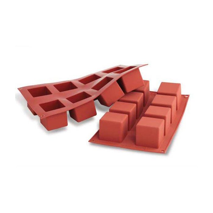 36.104.00.0060.jpg SF104 - MOULE EN SILICONE N. 8 CUBE – Image 1