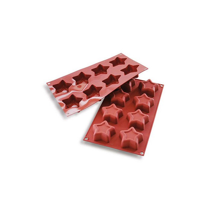 36.107.00.0060.jpg SF107 - MOULE EN SILICONE N. 8 ETOILE – Image 1