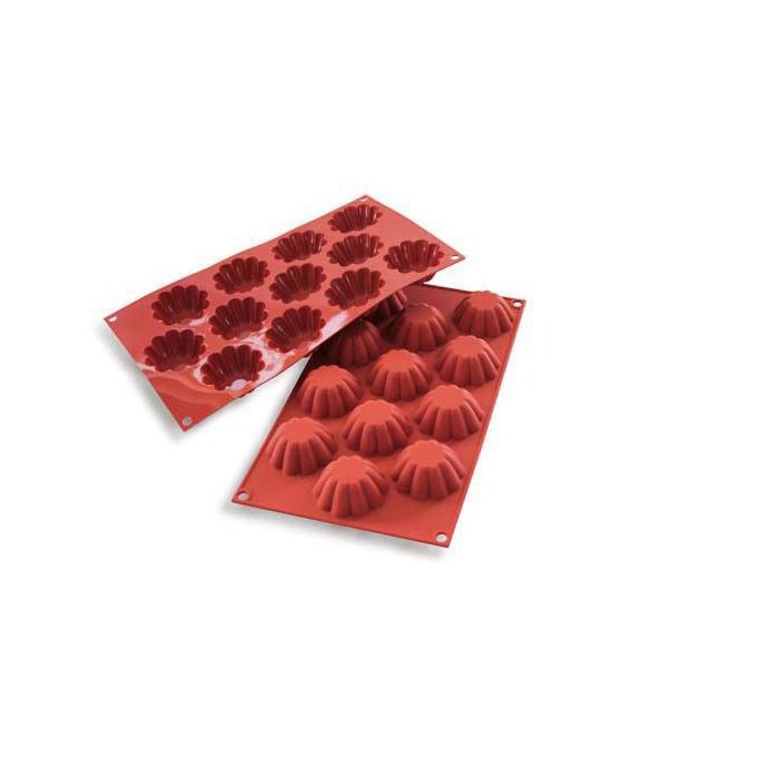 36.109.00.0060.jpg SF109 - MOULE EN SILICONE N. 12 MINI BRIOCHETTE – Image 1