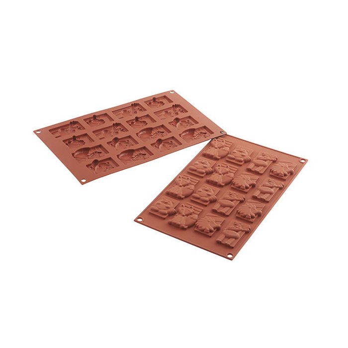 36.198.00.0060.jpg SF198 - MOULE EN SILICONE N. 16 HIVER CHOCO TAGS – Image 1