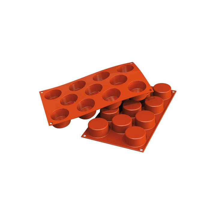36.204.00.0060.jpg SF204 - MOULE EN SILICONE N. 11 PETIT CYLINDERS – Image 1