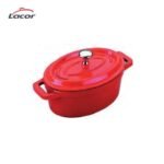 Faitout Rouge en Aluminium Fondu