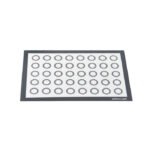FIBERGLASS 60X40 WITH CIRCLES - TAPIS DE CUISSON EN FIBRE DE VERRE 595X395 MM