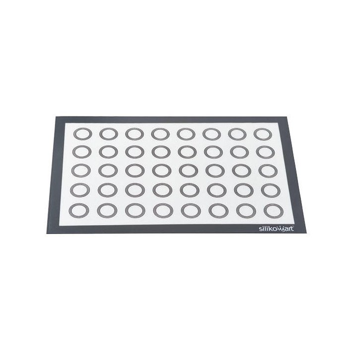 40.108.99.0000.jpg FIBERGLASS 60X40 WITH CIRCLES - TAPIS DE CUISSON EN FIBRE DE VERRE 595X395 MM – Image 1