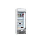 Vitrine verticale 1 porte vitrée négative 400 L 6 grilles MONDIAL ELITE