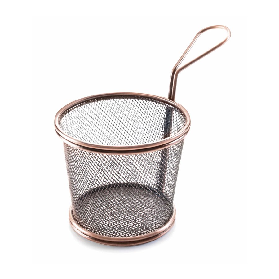 61063.jpg PUCES RONDES PANIER BRONZE D.12X10 CM – Image 1