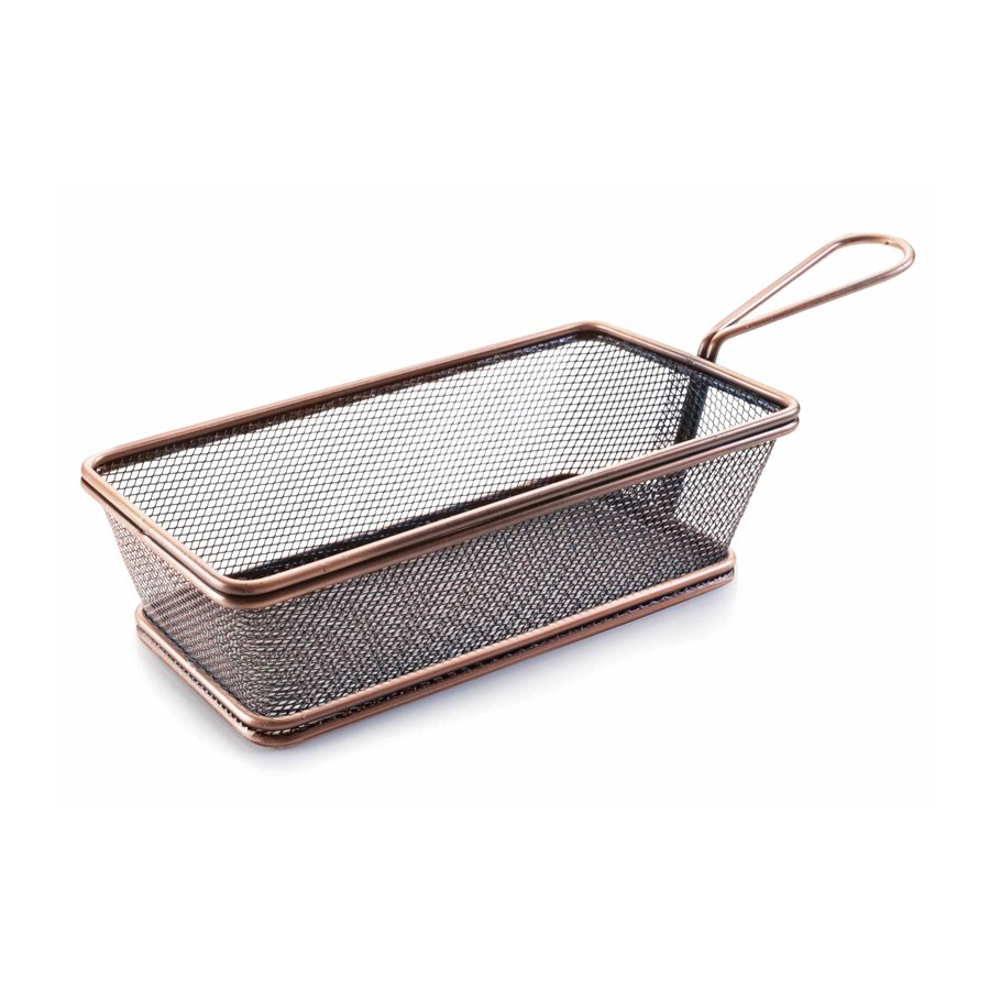 61066.jpg PUCES RECTANGU. PANIER BRONCE 21X11X6CM – Image 1