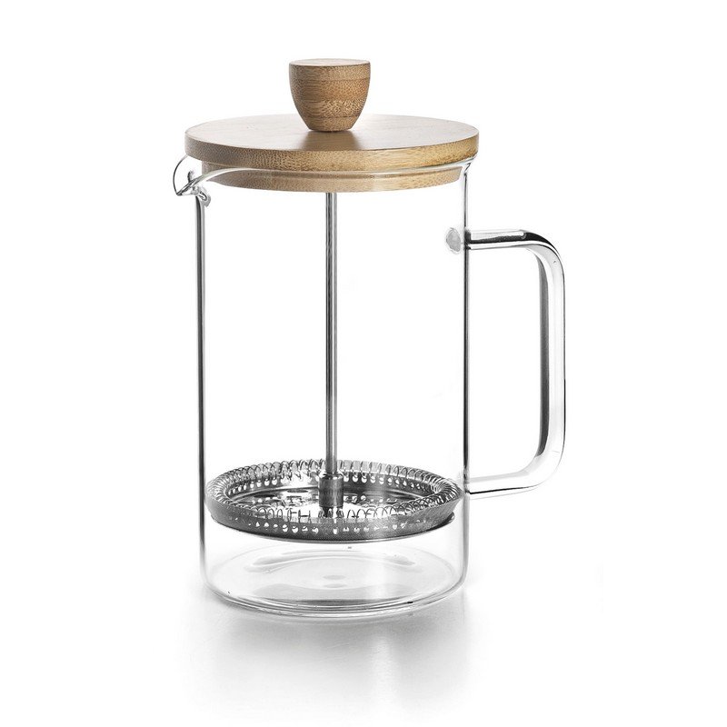 62168.jpg CAFETIÈRE À PISTON EN BOIS 800ML – Image 1