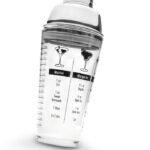 SHAKER ACRYLIQUE AVEC BOUCHON INOX 450 ML