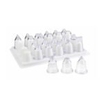 BOITE A DOUILLES 24 PCS ASSORTIES ACRYLIC
